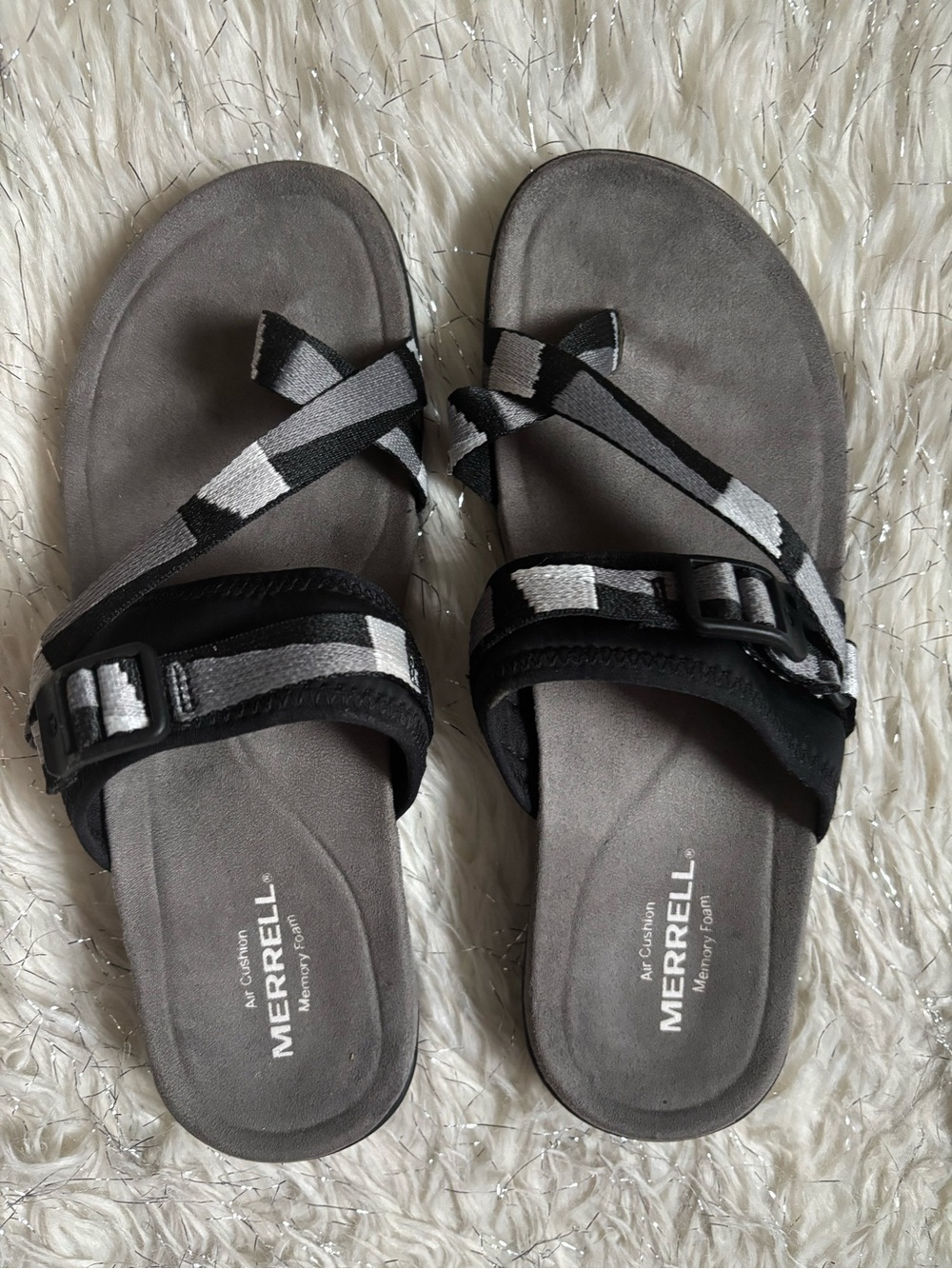 Merrell Black & Gray Women's Performance Footwear 3 Wrap Web Size 7US 5UK 38EUR